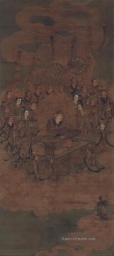 Chinesische Werke - Däoistische Gottheit des Himmels Wu Daozi traditionelle chinesische